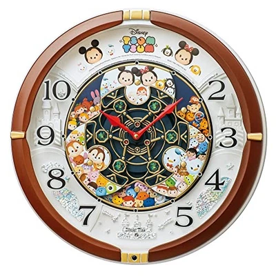 精工 FW588B 模拟挂钟 迪士尼 Tsum Tsum 30 Melody In Motion — 第 1/4 张图片