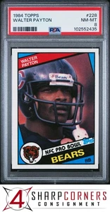 Walter Payton Bears Hof 1984 Topps #228 PSA 8 - Imagen 1 de 2