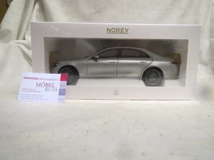 Mercedes Benz S Class AMG Line 2021 Silver metallic Norev 1:18 - Bild 1 von 4