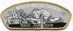 Nashua Valley Council Strip 2008 Mass Jam CSP SAP Boy Scouts of America BSA PN - Imagen 1 de 1