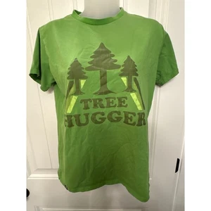 8 Billion Trees T Shirt Small Green Tree Hugger Graphic Tee - Picture 1 of 5