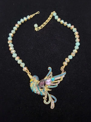 * OFERTA * Collar pájaro en vuelo inspirado en Heidi Daus Foto 1 de 4