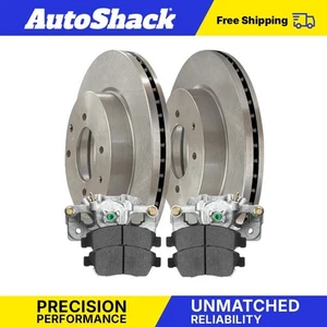 Front Disc Rotors Brake Calipers Brake Pads for 2007-2008 Honda Fit 1.5L - Picture 1 of 7