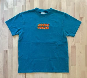 Teddy Fresh Unisex türkis Kurzarm T-Shirt Tee mit Flame Fire Logo Größe Small - Bild 1 von 5