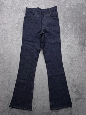 Винтажные мужские джинсы Levis 746 Bell 27x32 синяя джинсовая ткань студенческое производство США 70-е - Изображение 1 из 4