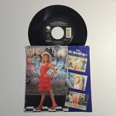 "The Locomotion" Kylie Minogue 45 Vg+ Tested Picture Sleeves  — 第 1/4 张图片