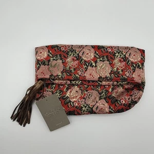 Bolso de Mano Anthropologie Mlyn Floral Jacquard Plegable Nuevo con Etiquetas - Imagen 1 de 13