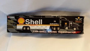 Corgi Classics Shell Motorsports Racing Transporter Truck 1/64 Scale Diecast Cab - Picture 1 of 15