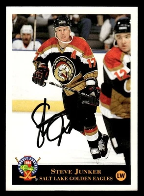 1994 Classic Pro Prospects Hockey #193 Steve Junker Signed Autograph (no COA) - Image 1 of 2