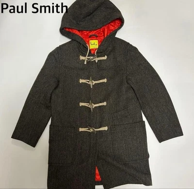 Paul Smith Duffel 大衣人字形大号日本 — 第 1/4 张图片