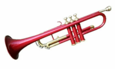  New RED BRASS Finish Bb Trumpet With Free Hard Case+ Mouthpiece ok test  - Image 1 of 2