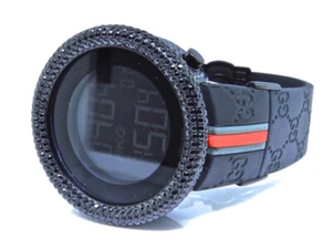 Reloj de diseñador Techno Art Joe Rodeo Bling Master simulado diamante negro para hombre - Imagen 1 de 8