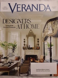 Veranda Mar Apr 23 FREE SHIPPING Designers at Home NEW antiques, architecture - Picture 1 of 13