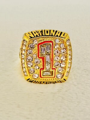 Réplica de anillo de campeonato Longhorns 2005 de la Universidad de Texas, envío a Estados Unidos Foto 1 de 3