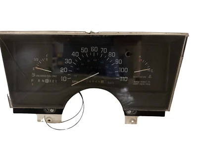 Cuadro de instrumentos velocímetro 95 96 Buick Century 204.645 millas LENTE AGRIETADA Foto 1 de 3