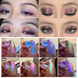 Multichrome Chameleon Eyeshadow Face Body Makeup Shining Aurora Pigment Chrome ṯ - Picture 1 of 41
