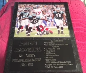 Brian Dawkins - Philadelphia Eagles statistics plaque pose 3 - New Lower Pricing - Picture 1 of 1