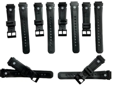 Water Resist Diving Sport PVC Watch Band 18mm Fits Timex Casio and Others - Image 1 of 4