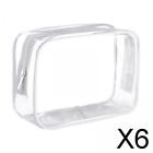 6 Transparent Cosmetic Bag Organzier For Women And Men