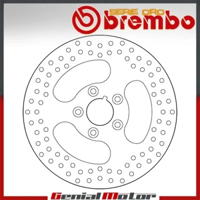 Brake Disc Fixed Brembo Rear Harley Davidson Xls Roadster 1000 1979 > 1984 - Image 1 of 2