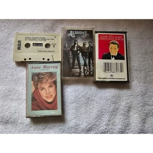 Vintage Cassette Tapes Lot Alabama Andy Williams Anne Murray Music - Picture 1 of 2