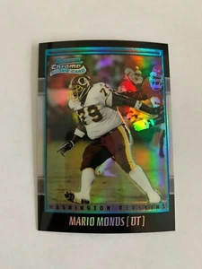 Bowman 2001 cromo #128 Mario Monds RC 1018/1999 - Washington Redskins - Imagen 1 de 2
