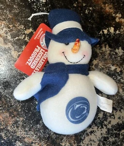 Hanna's Handiworks Penn State Nittany Lions Plush Snowman Ornanment - Picture 1 of 3
