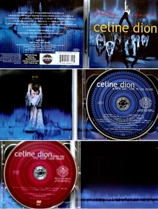 DION CELINE *VG+* "A NEW DAY: LIVE IN LAS VEGAS" 2004 US EPIC CD + BONUS DVD - Picture 1 of 1