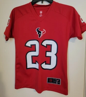 Arian Foster #23 Houston Texans Kids Size S  Red Team Apparel Jersey - Image 1 of 4