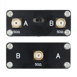 10W Antenna Toggle Switch RF/HF Switch Manual Switching DC-500MHz Adapter - Zdjęcie 1 z 8