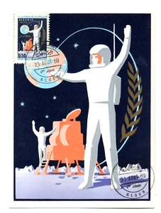 Algeria 1969 Man's First Trip to the Moon (apollo 11) FDC - Picture 1 of 2