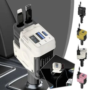 4 USB Port Super Fast Car Charger Adapter for iPhone 17/16/15/14 Samsung Android - Picture 1 of 24