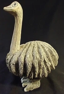 Artesania Rinconada Adult Ostrich Figurine from Uruguay Vintage Ceramic - Picture 1 of 7