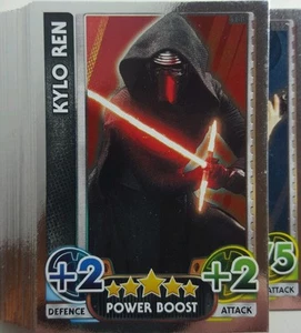Star Wars FORCE ATTAX MIRROR  FOIL Card Set of 32 Topps  FORCE AWAKENS  2015 - Picture 1 of 1