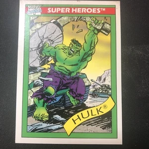 HULK SUPER HEROES 1990 MARVEL ENTERTAINMENT MARVEL COMICS CARD #3 - Picture 1 of 2