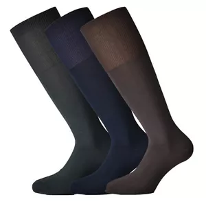 6 Pairs Fountain Hot Stretchy Cotton Long Socks. Made in Italy - Picture 1 of 6