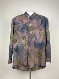 Rare Archival Givenchy Silk Shirt size L Men’s - Picture 1 of 14