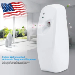 Automatic Aerosol Spray Dispenser Home Wall-mounted Air Freshener Fragrance - Picture 1 of 10