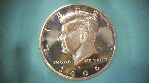 2006 S Silver Proof Kennedy Half Dollar Cover