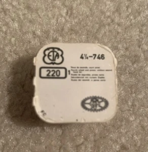 ETA Teilenr. 220 vierte Hand und Ritzel ohne Sekundenhand Bit 4,25-746 Neu aus altem Lagerbestand versiegelt - Bild 1 von 2