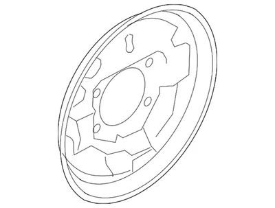 Подлинная задняя пластина Nissan 44030-4V00A - Изображение 1 из 2