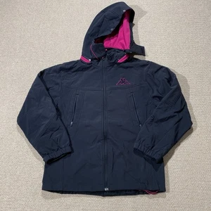 Kappa Windwall Jacke Damen XL schwarz pink Softshell Windbreaker Apex Style - Bild 1 von 10