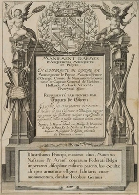 Gedenktafel an Moritz v. Oranien, Kupferstich Barock Unbekannt (17.Jhd) - Bild 1 von 4
