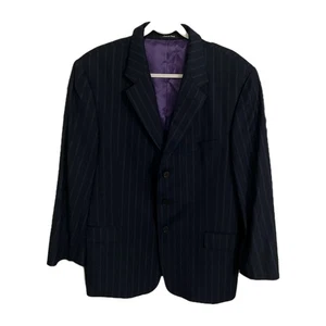 Paul Smith The Westbourne Blazer Mens 46R Navy Blue Pinstripe Wool Suit Jacket - Picture 1 of 11
