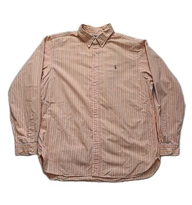 Camisa Ralph Lauren De Colección Para Hombre Clásica Git Rayas Bordada Poni L/S XL - Imagen 1 de 5