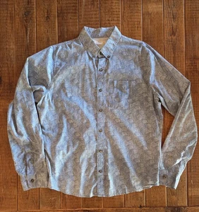 Hollister Langarmhemd Herren XL blau gemustert geknöpft - Bild 1 von 3