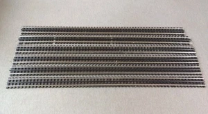 Gargraves Phantom O Gauge 37" Straight Track - 6 Sections Plastic Ties ~ TS - Picture 1 of 7