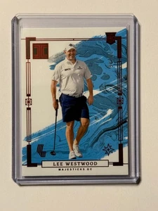 Golf Lee Westwood 2024 Panini impecable LIV rojo/36 Majesticks GC #46 - Imagen 1 de 2