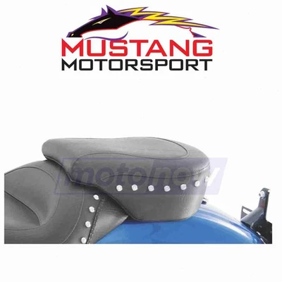 Mustang Studded Rear Seat for 2010-2020 Harley Davidson XL1200X Forty-Eight dc Foto 1 de 4