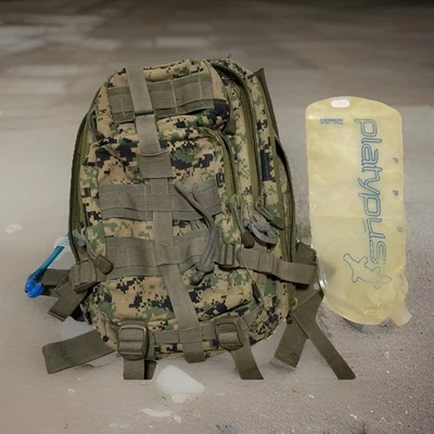 Mochila resistente 2,0L bexiga Ornitorrinco camuflagem hidratação tática - Imagem 1 de 4
